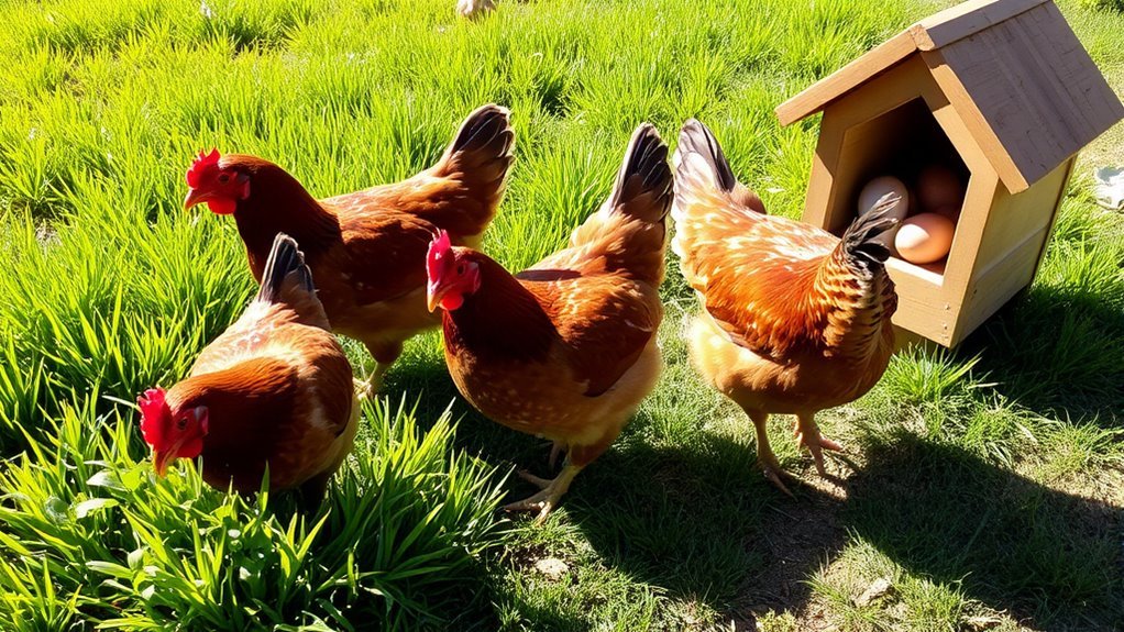 friendly productive hardy hens
