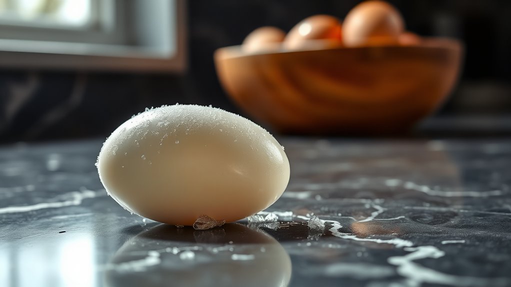 frozen eggs safety query