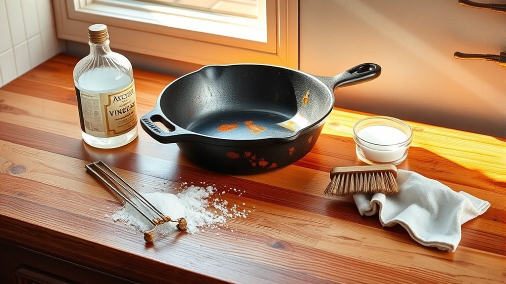 gather rust removal supplies