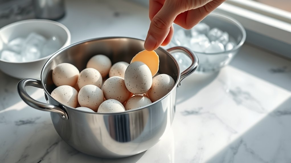 gentle cracking and water peeling