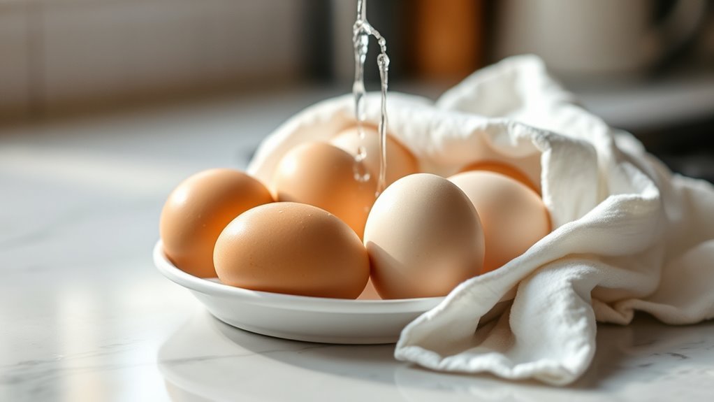 gentle warm water cleaning