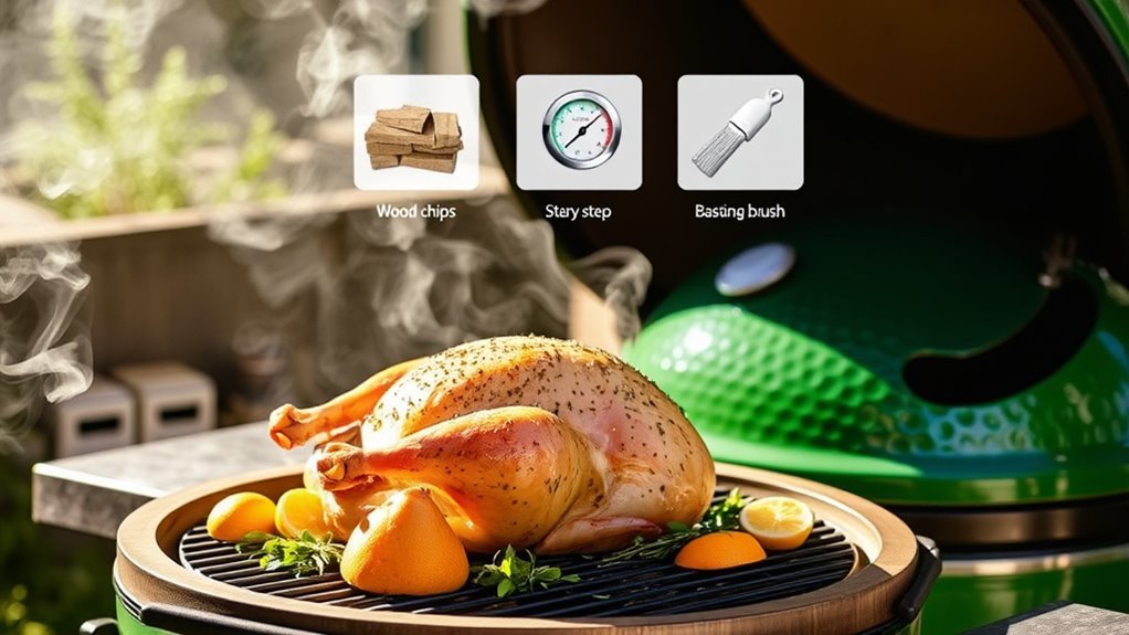 grill turkey in three