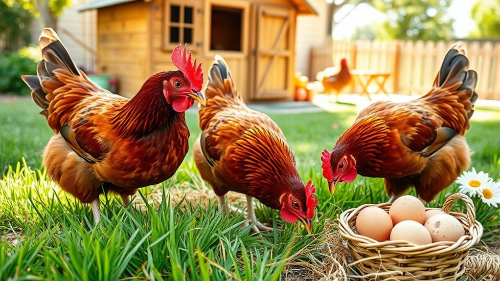 hardy egg laying backyard chickens