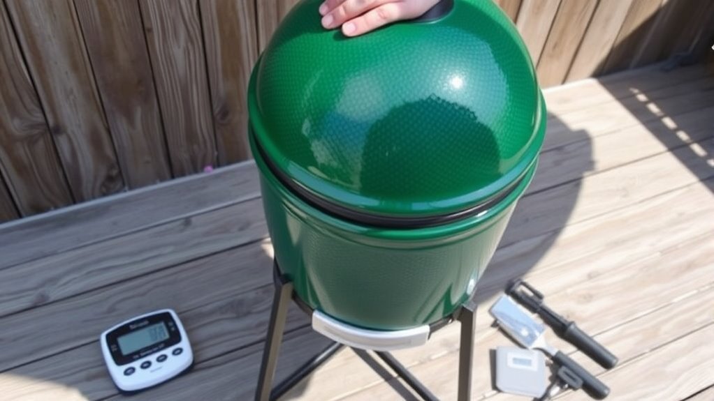 heavy ceramic outdoor cooker