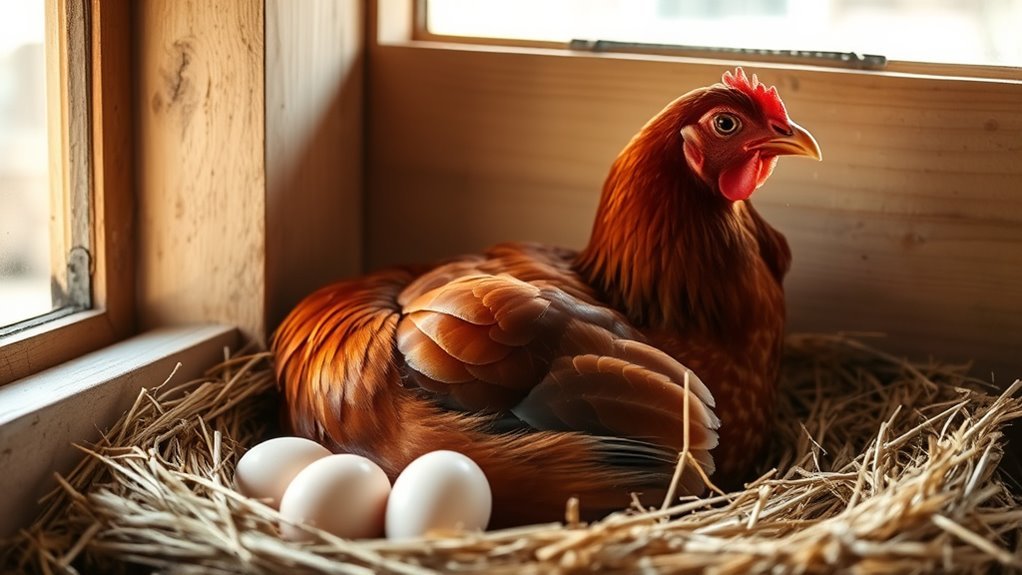 hen does not need mating