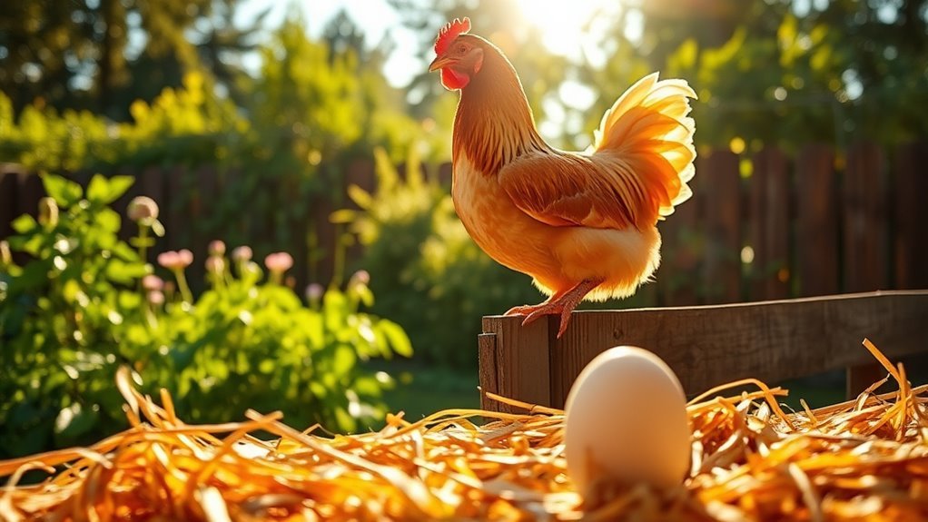 hens lay eggs without rooster