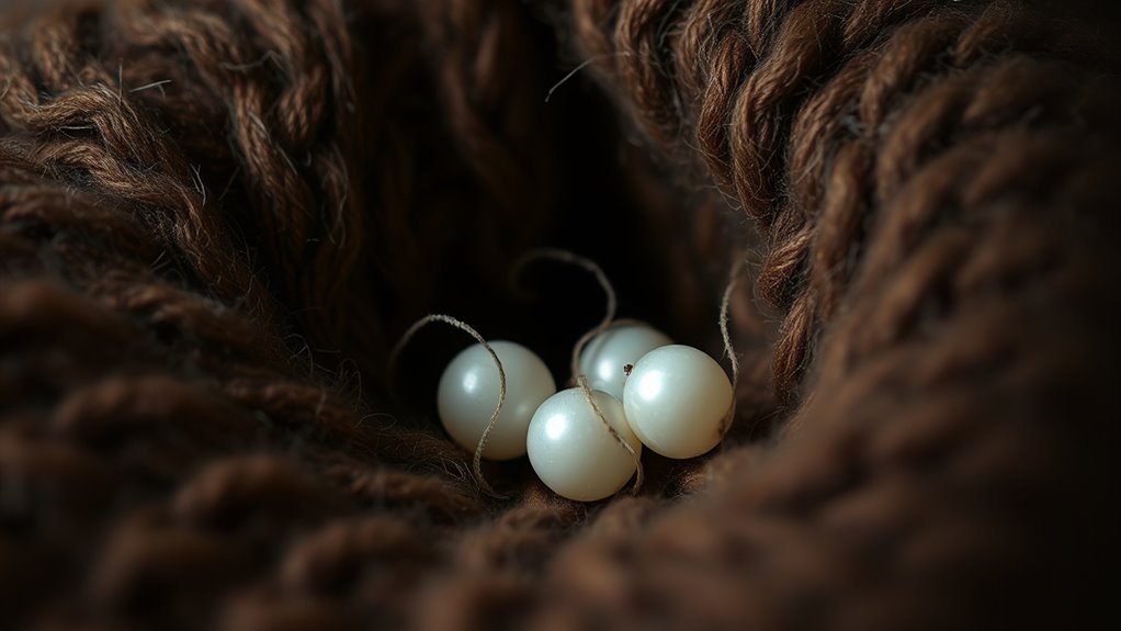 hidden fabric creases and folds