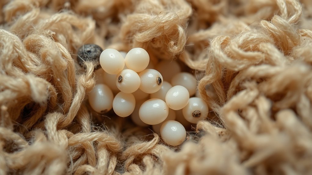 hidden wool fiber clusters