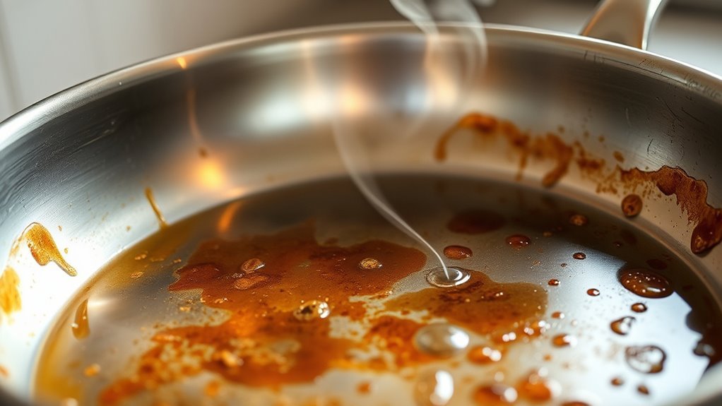 high heat causes discoloration