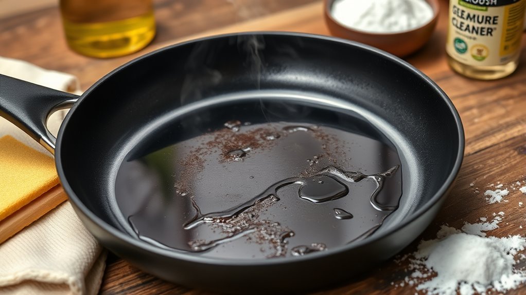 high heat causes oil burns