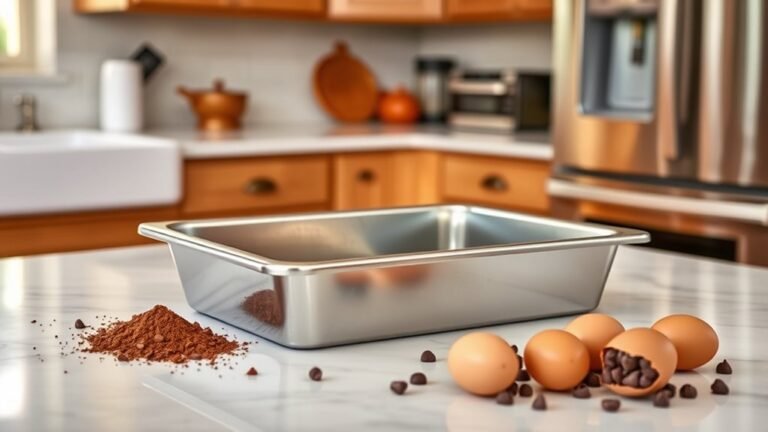 ideal pan size for brownies