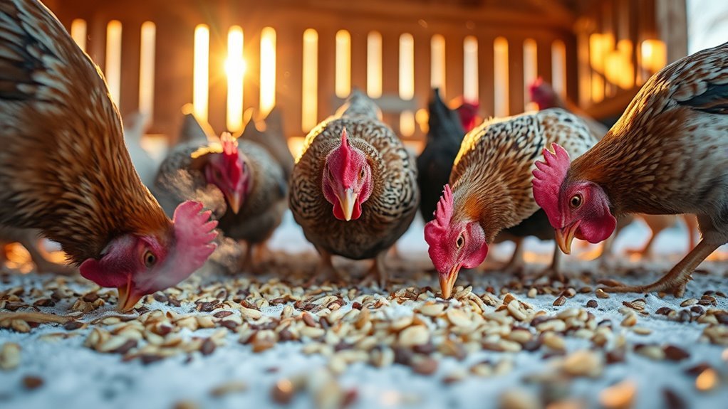 increase winter hen protein
