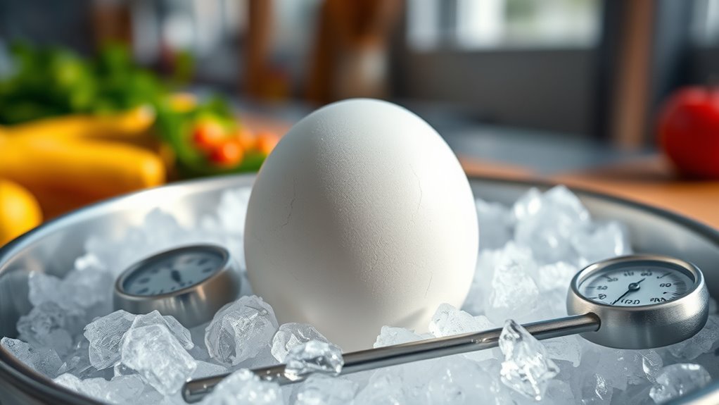 inspect eggs for cracks