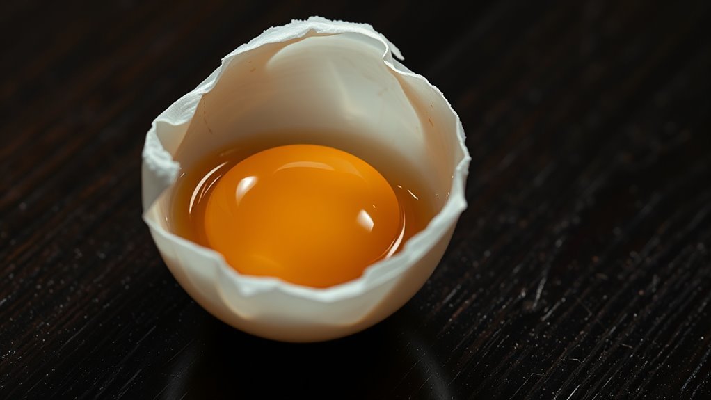 inspect yolk for germinal disc