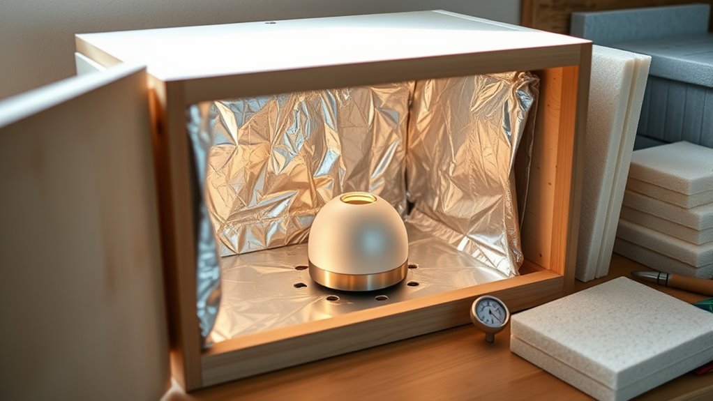 install insulation for temperature