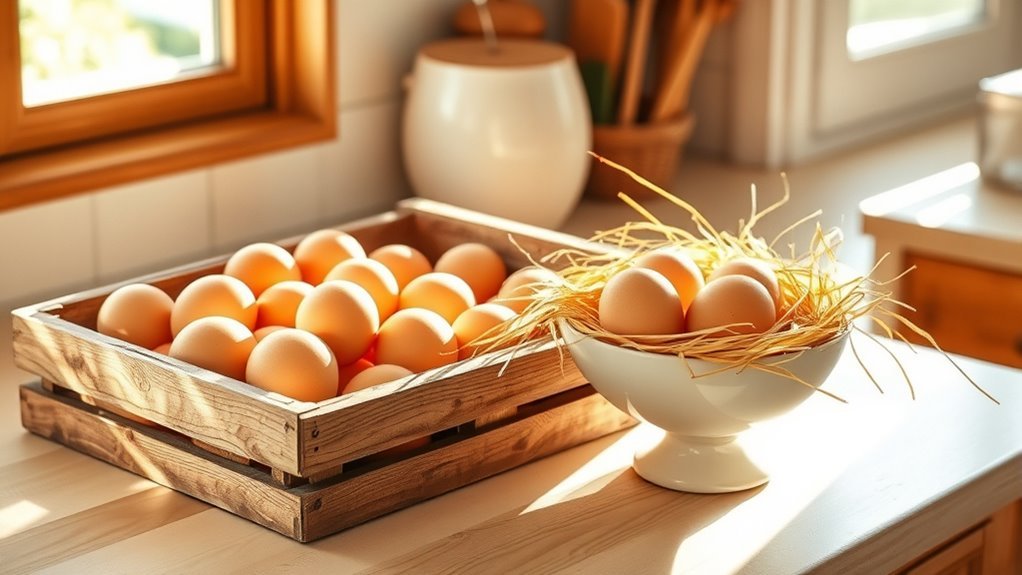 keep unwashed eggs cool