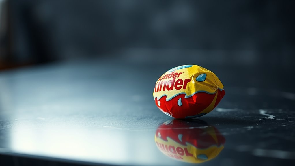 kinder egg calorie content