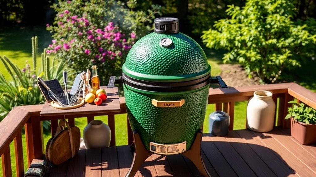 large big green egg weight