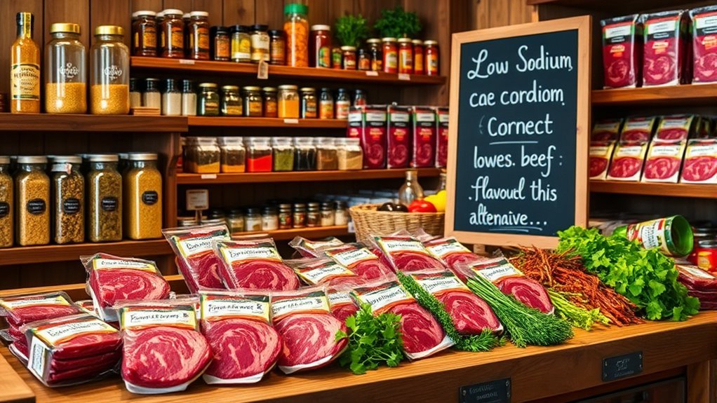 low sodium corned beef options