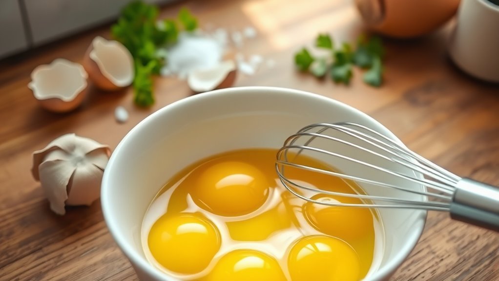 make scrambled eggs without milk