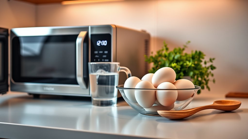 microwave eggs boil quickly