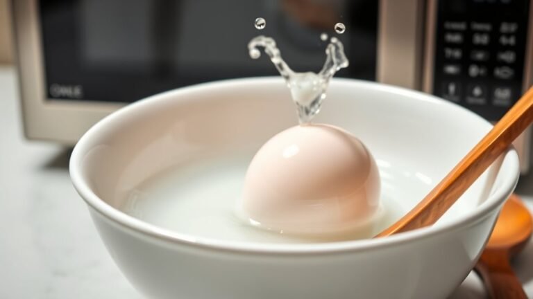 microwave soft boiled egg