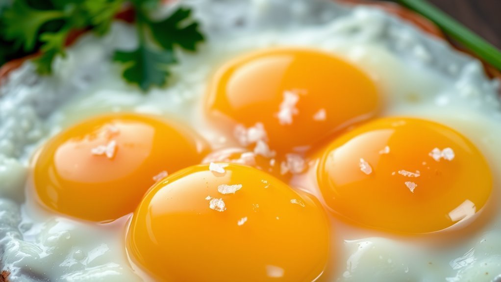 nutrient rich fried eggs