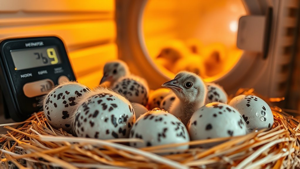 optimal guinea egg incubation conditions