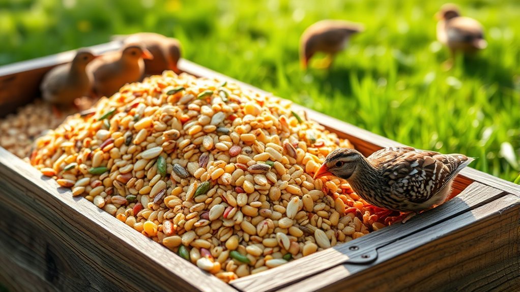 optimal quail egg laying nutrition