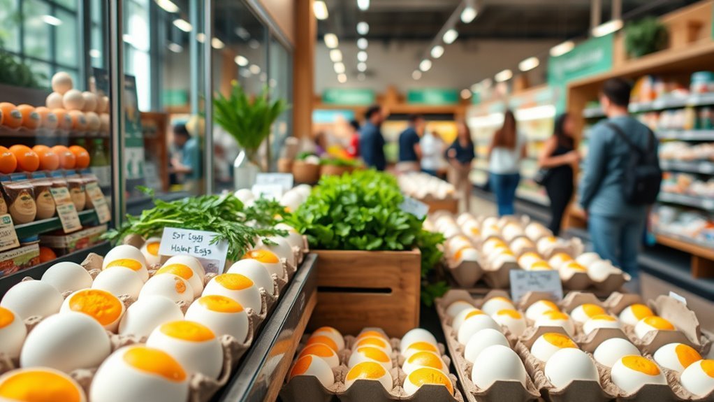 organic pre cooked eggs available