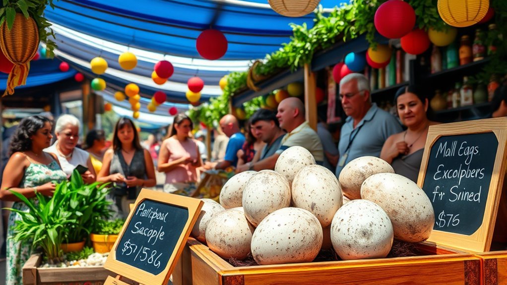 ostrich egg price range