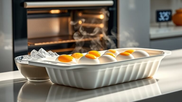 oven baked hard eggs