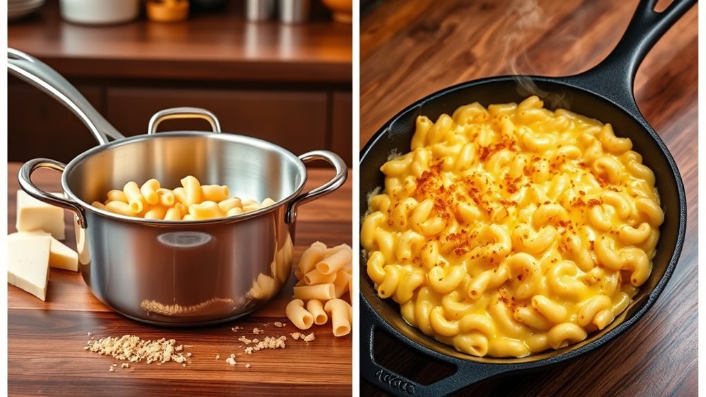 pan material affects cooking