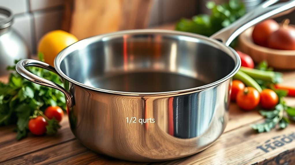 pan size for 1 5 quarts