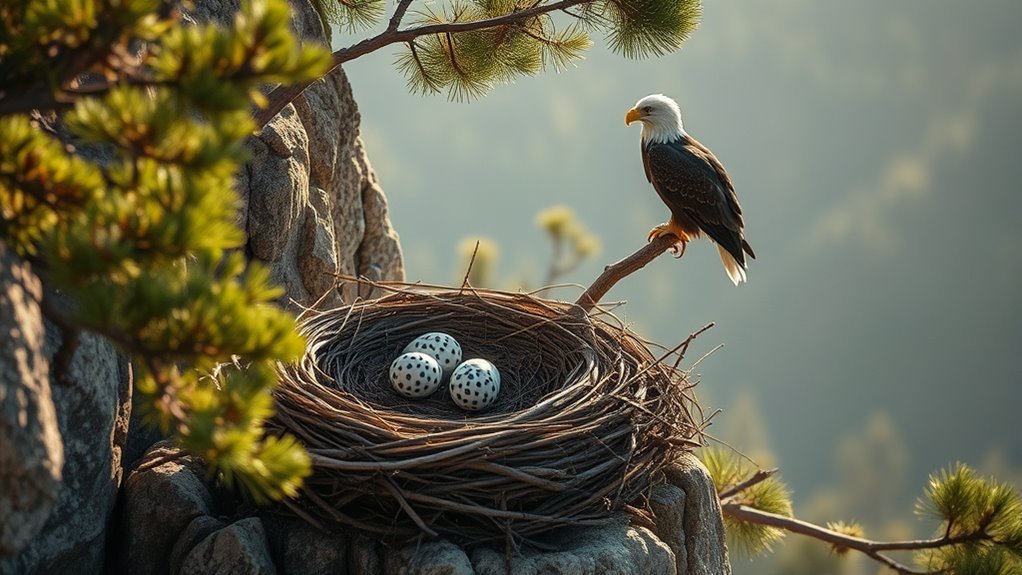 parents carefully incubate eggs