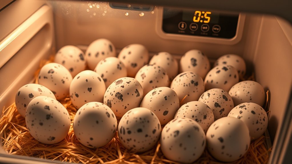 place eggs pointed down