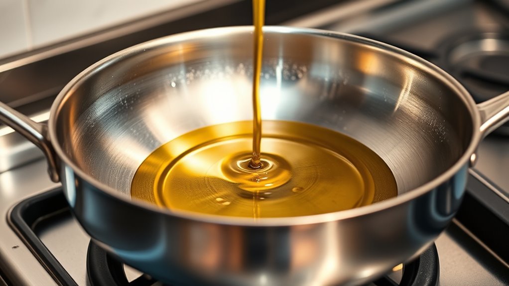 preheat then add oil