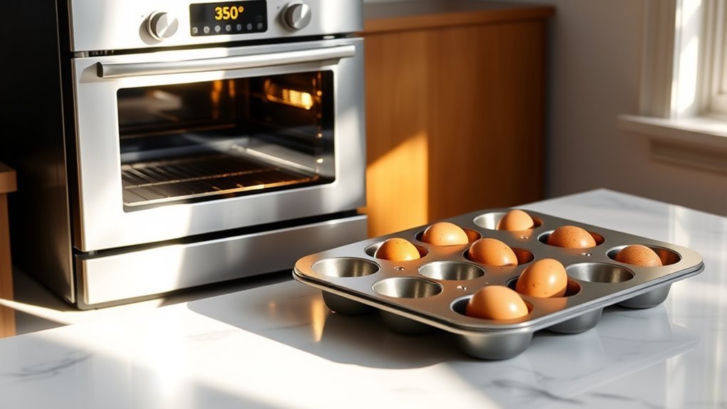 preheat use room temperature eggs