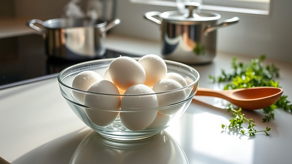 properly frozen eggs are safe