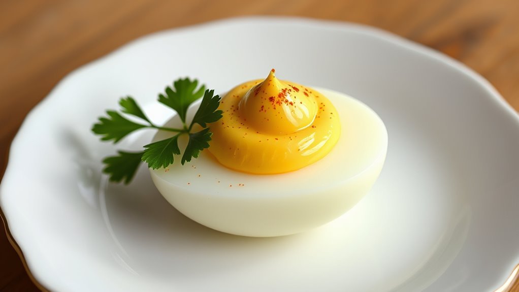 protein content in deviled eggs