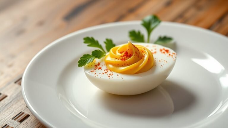 protein content in deviled eggs
