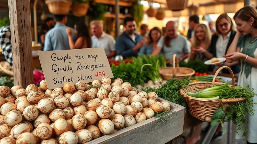 quail egg price range