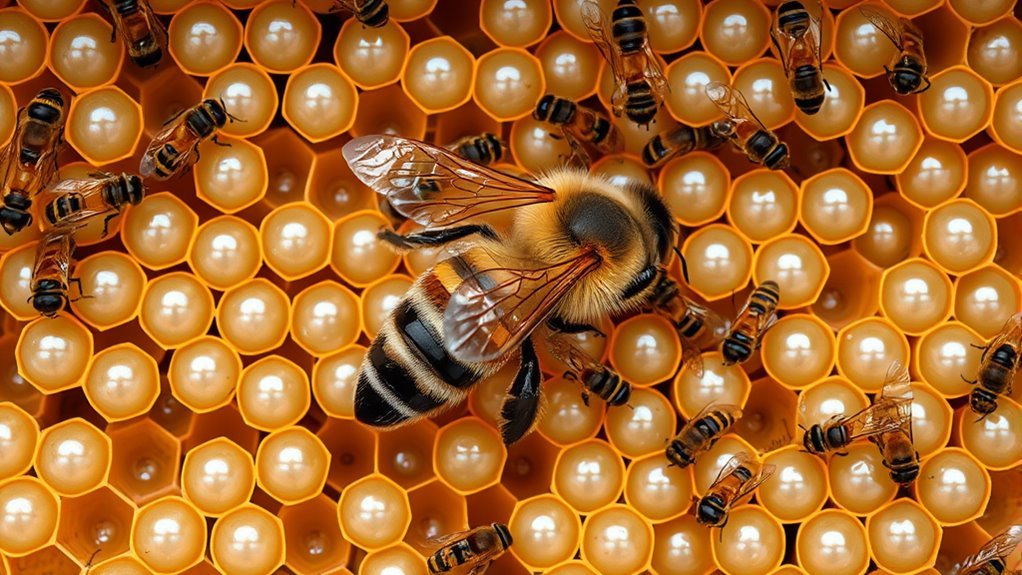 queen bee egg laying capacity