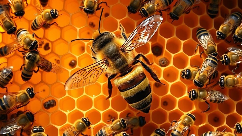 queen bee s daily egg production