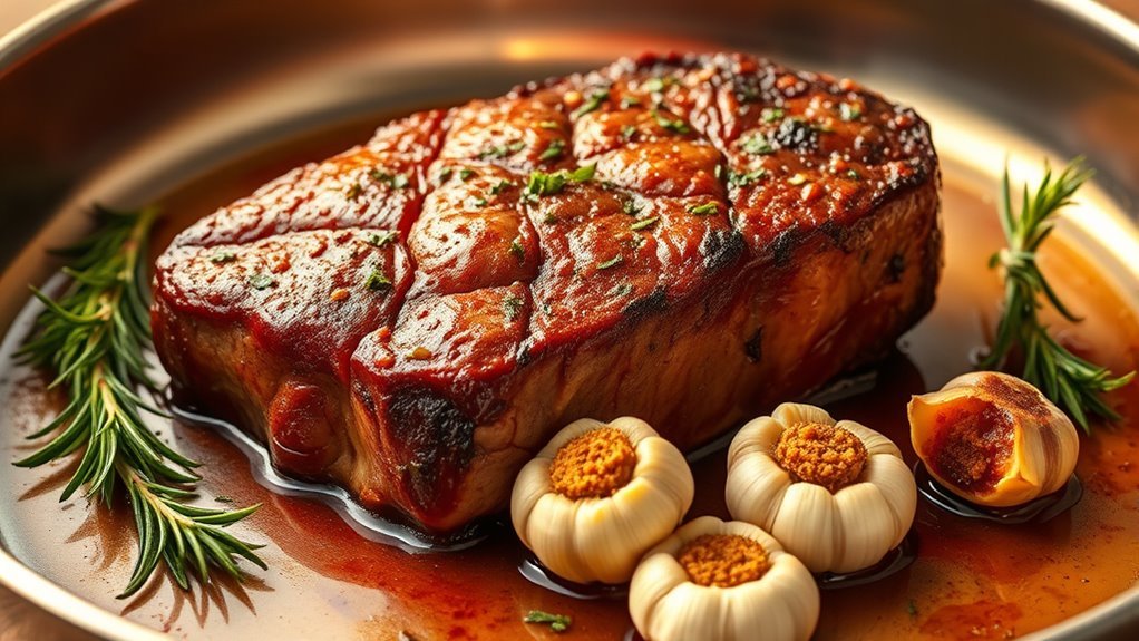 quick garlic herb roast