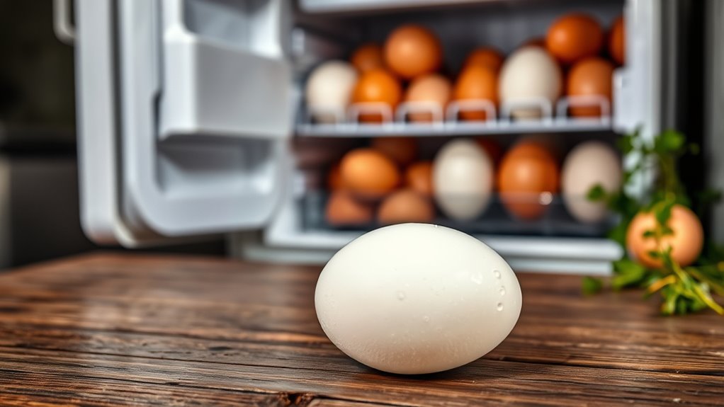 refrigerate washed eggs immediately