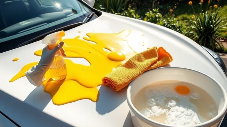 remove egg from vehicle