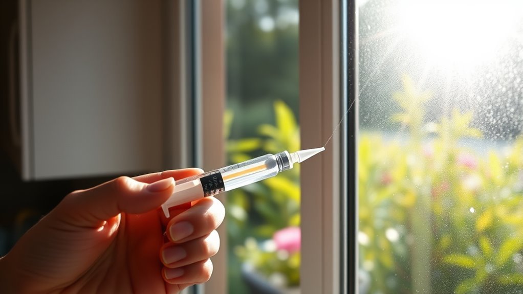 remove moisture from windows