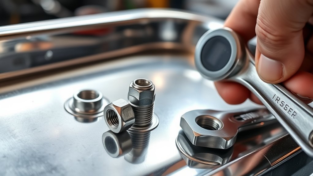 remove stripped oil bolt