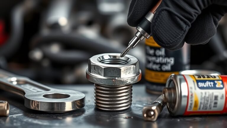 remove stripped oil bolt